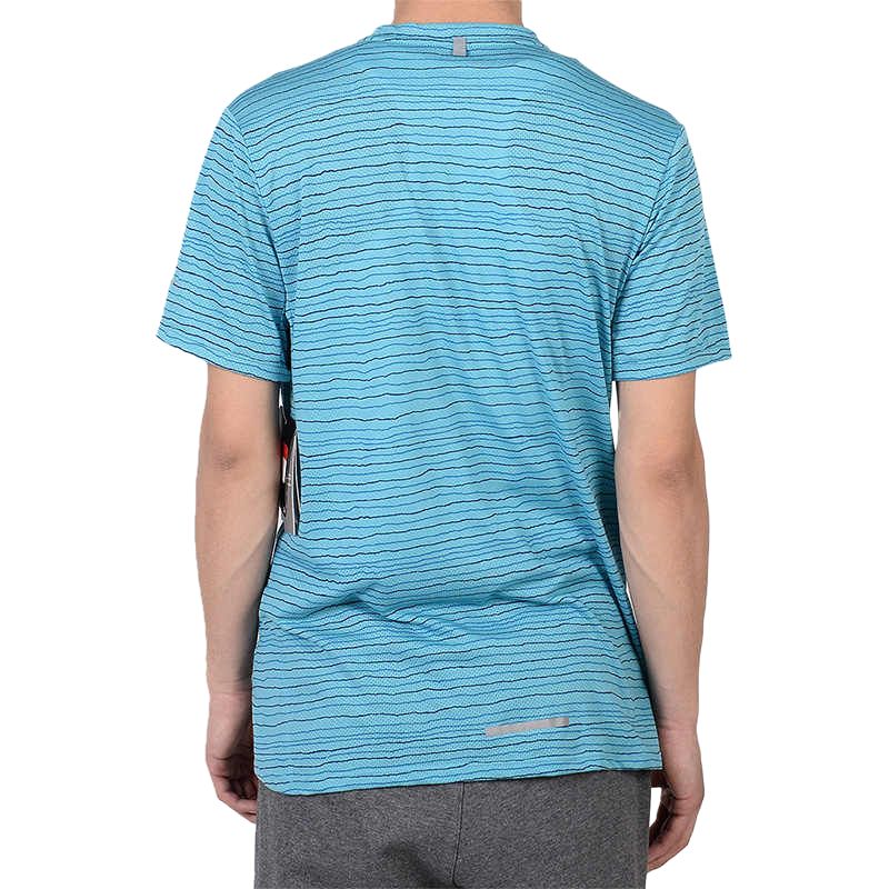 Nike T Shirts Men's Blue Crew Neck Moderate 724810-418