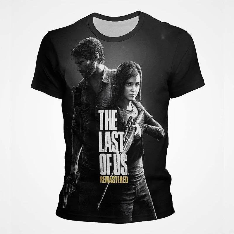 New Game The Last of Us 3D Print T-Shirt Men Women Casual Hip-hop Short Sleeve T Shirts Oversized Harajuku Tees Top Kid Clothing