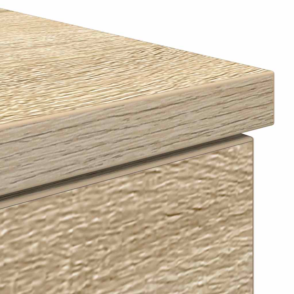 Desk in Sonoma Oak Finish 86 x 49 x 76 cm Engineered Wood