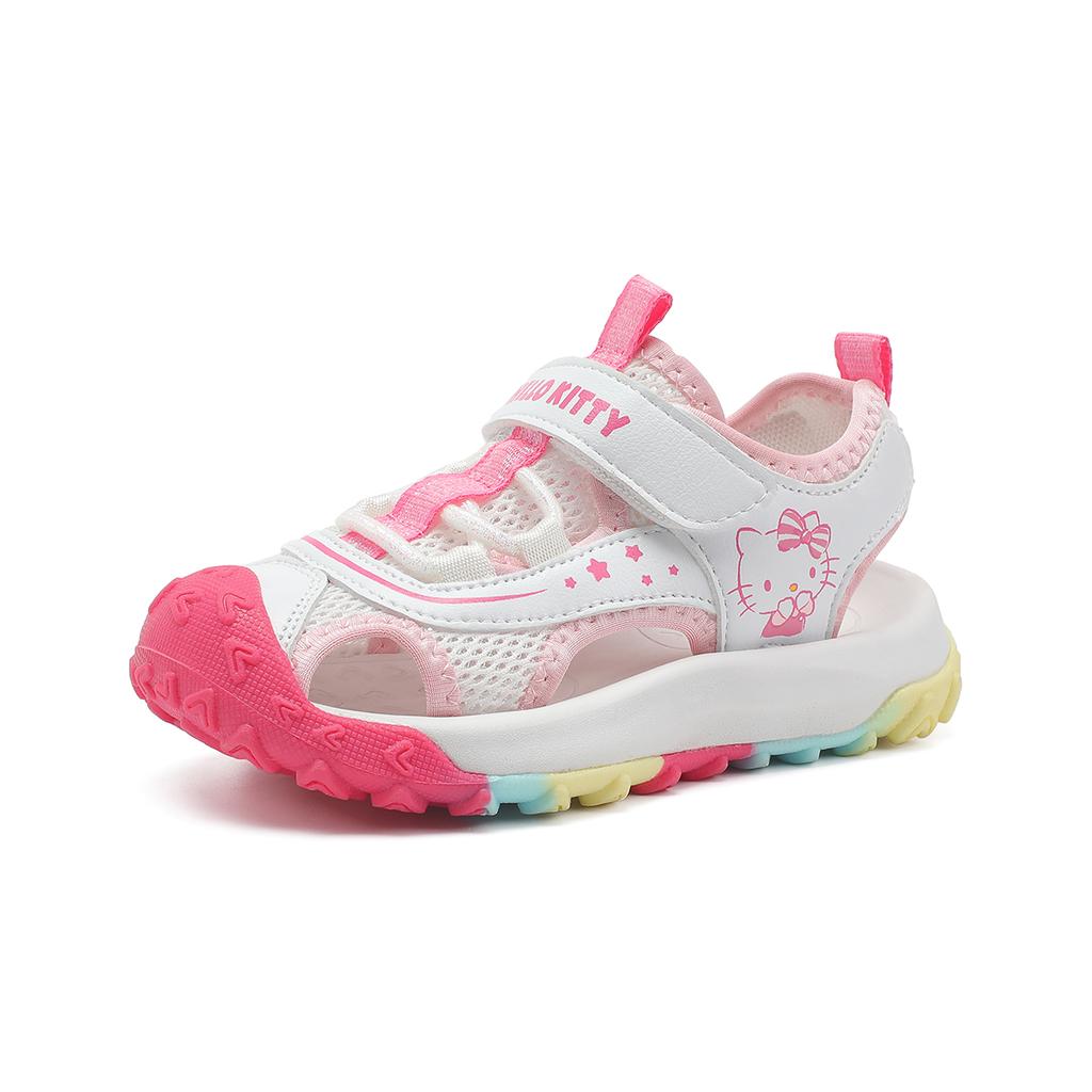 Kaiti Cat Children's Shoes - New Anti collision and Anti slip Beach Shoes for Middle and Large Children in Summer - Girls' Cartoon Baotou Sandals