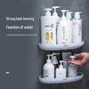 ecoco Punch-Free Corner Bathroom Shelf