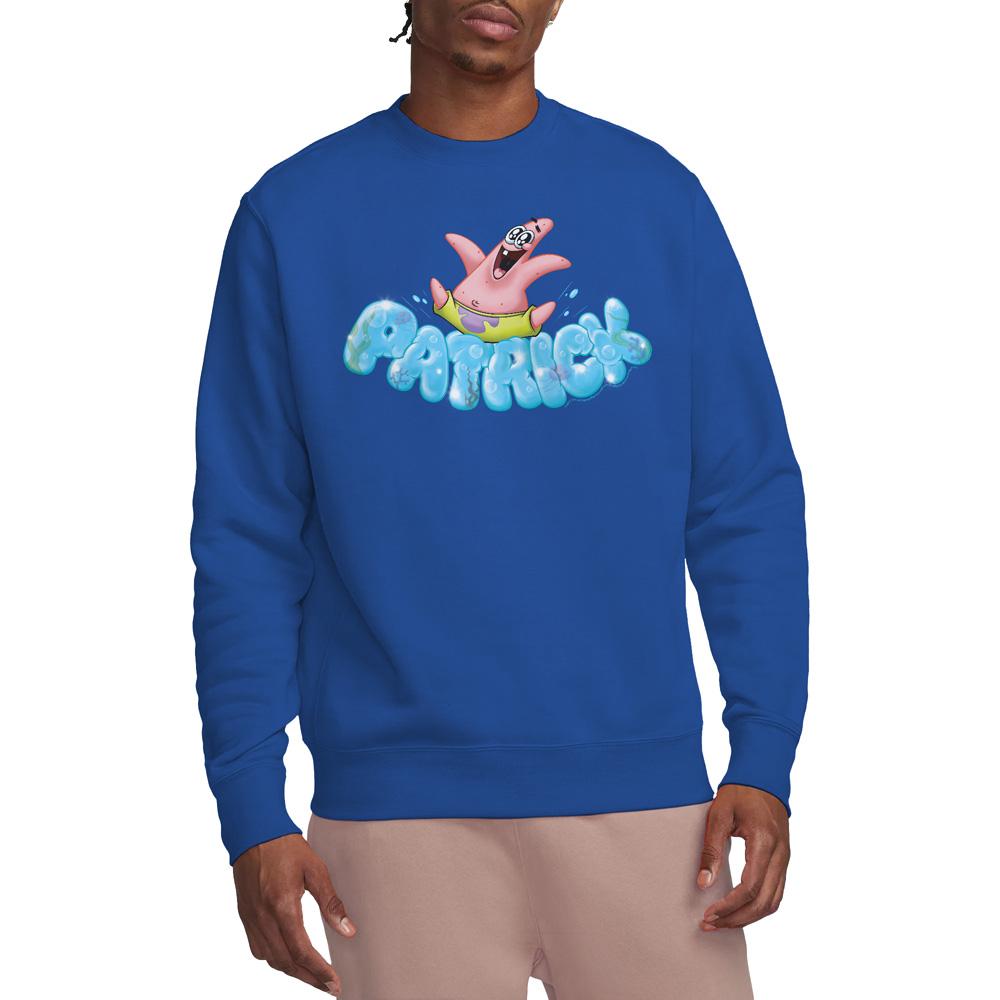 SpongeBob SquarePants Unisex Adult Happy Go Lucky Patrick Star Sweatshirt