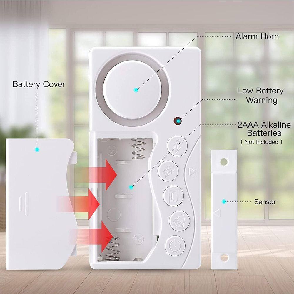 Time Delay Wireless Alarm Door Sensor Window Security Alarm Door Annunciator Door Opening Sensor