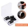 50Pcs Hollow Punching Cutter Tool Round Hole Punching Cutter Set Metal Leather Punching Tool For Leather Belt Eyelet