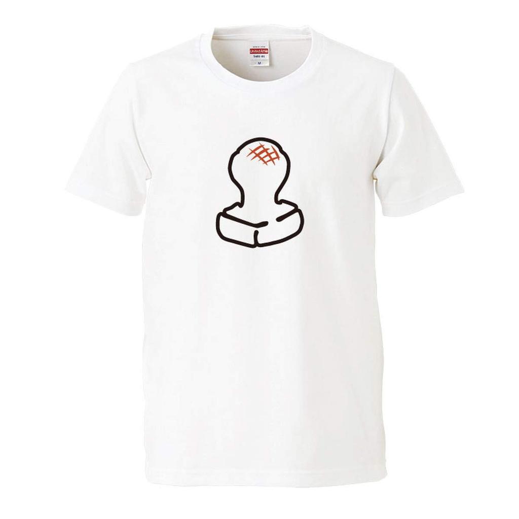 Minami Funny Yakimochi Food English Hiragana Katakana Japanese Funny Short Sleeve White L Size Horie's T-Shirt "Mochi" T-Shirt Men's