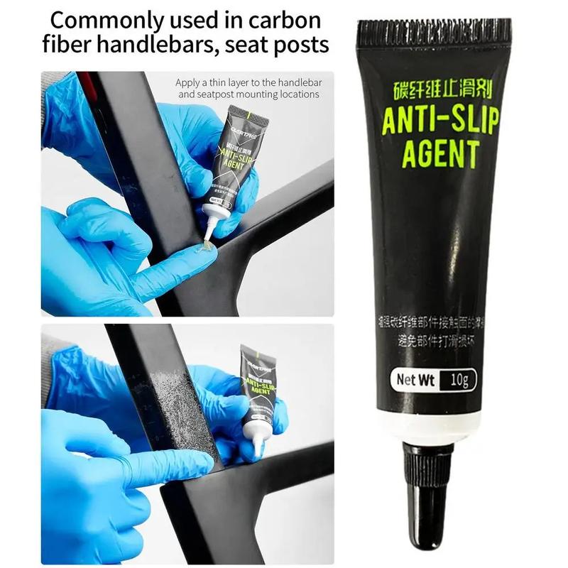 10ml Carbon Fiber Anti-slip Agent for Road Mountain Bikes Ultra-fine Particle Anti-slip Seat Tube and Handlebar Anti-slip Paste