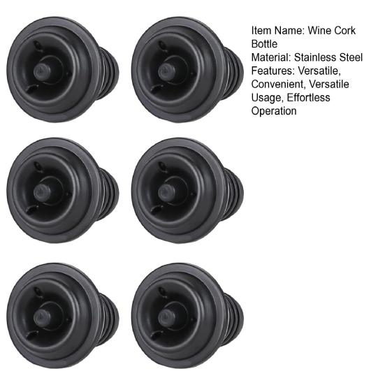 Вакуумное вино с насосом-пробкой 4 пробки Укупорка для бутылок Сохранитель Нержавеющая сталь Вино