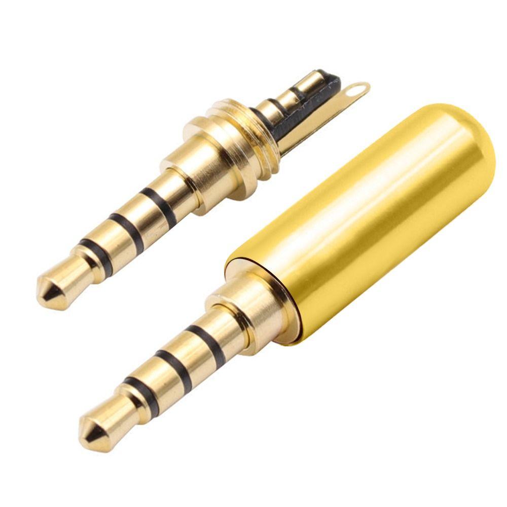 Stereo 3.5MM Plug Male Headphone Jack 4 Poles 3.5 Jack Adapter 3.5MM Stereo Audio Connector