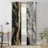 Абстрактные черные мраморные современные оконные шторы для гостиной, спальни, кухонные шторы, шторы