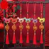 Festive Zodiac 2026 Year Of The Horse Lantern Pendant Chinese New Year Red Gold Lucky Decoration Car Pendant Accessories Gifts