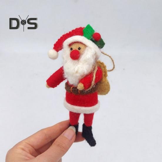 Украшения войлочные в виде мышей, сделанные вручную из шерсти, фигурки мышей, милые украшения в виде кукол-мышей для Хэллоуина, рождественский декор