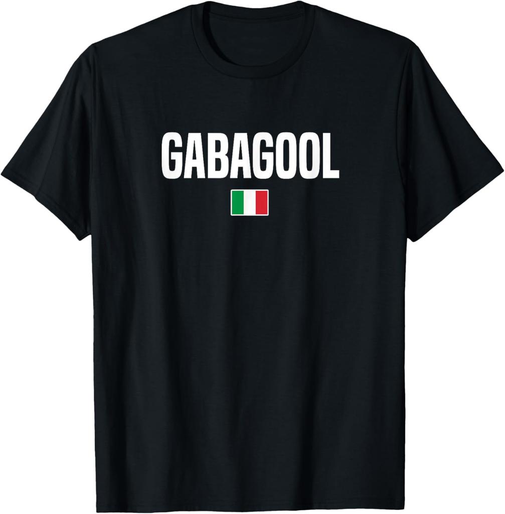 Футболка с итальянским сленговым выражением Gabagool