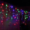 5M Drooping 0.4-06m Curtain Icicle String Light 10M Star Light String LED Garland Lamp Christmas Light Outdoor Wedding Party Garden Decor With EU Plug