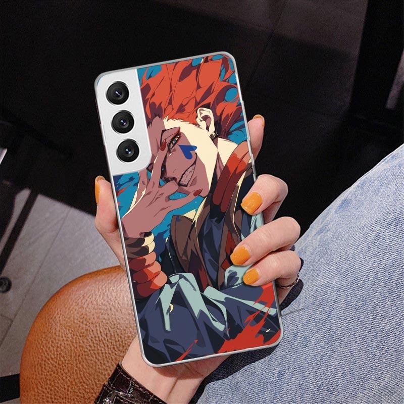 Чехол-бампер Huner X-Hunters Hisoka для Samsung Galaxy S26 S25 Edge S23 S24 Ultra S22 Plus S21 S20 FE Уникальный чехол Мягкий чехол Gala