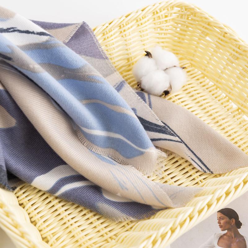 Fresh And Elegant Imitation Cashmere Scarf, Fashionable Commuting Color Blocking Neck Protection, Cold Resistant Scarf, High-End Feeling, Winter Warm