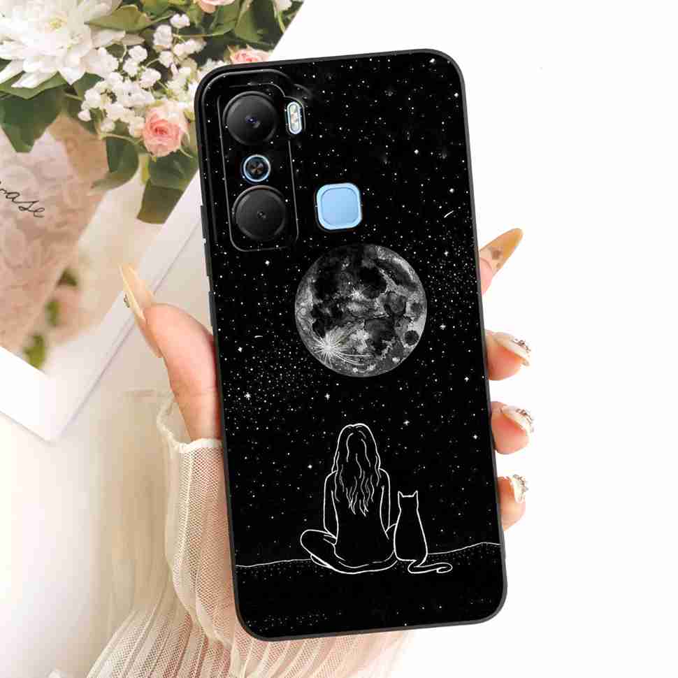 Чехол для Infinix Hot 12 Pro X668C Силиконовая задняя крышка Полная защита Для Infinix Hot 12Pro 6.6" Популярные узоры Корпус телефона