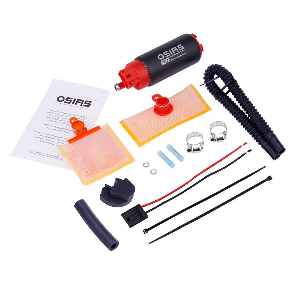 OSIAS 340LPH E85 Compatible High Flow Fuel Pump "Replace Walbro 255LPH GSS342" For Honda Civic Accord Elantra Chevrolet Dodge