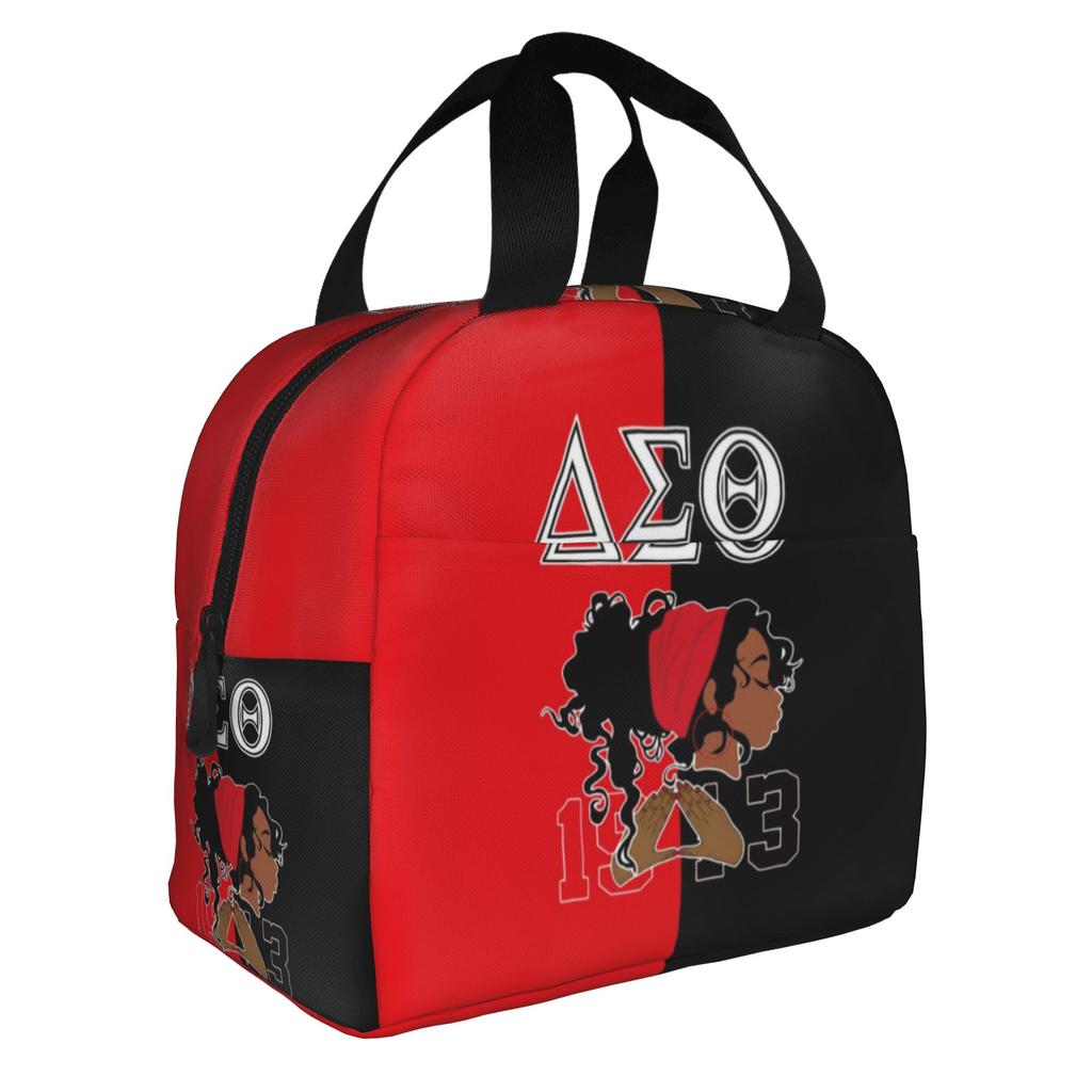 Zeta Phi Beta ZOB Sorority Insulated Lunch Bags for Outdoor Picnic Resuable Cooler Thermal Lunch Box Women Men