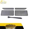 21-Fit Insect Screen Sequence Fit Diamond Mesh Radiator Net Cover Sticker Car Accessory