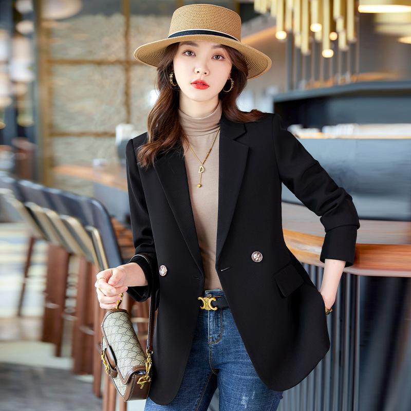 Костюм-пальто, женский осенне-зимний новый корейский вариант, британский стиль, приталенный темпераментный модный повседневный маленький костюм, топ-тренд