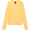 Polo Solid Cable Knit Sweater Kids Sweater Yellow CWPOSWEG6820241-700