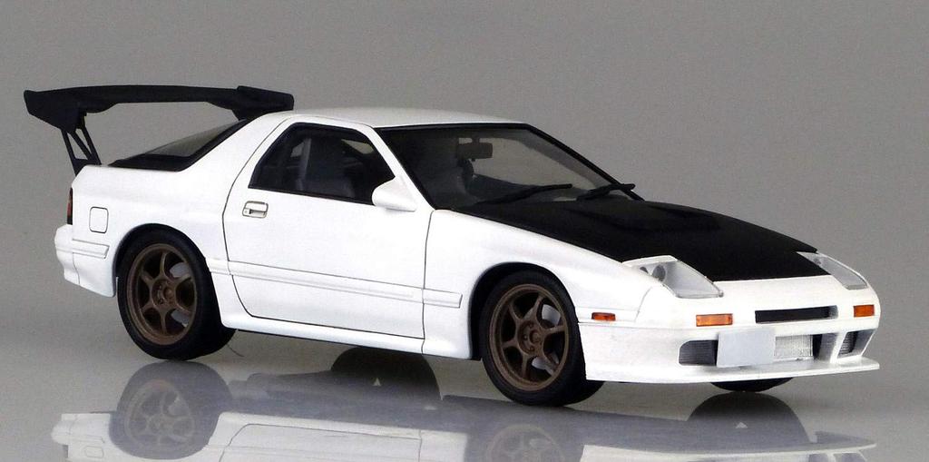 Aoshima Bunka Kyozai Серия Initial D 7 Рёсукэ Такахаси FC3S Спецификация для битвы в Хаконе Масштабная пластиковая модель (АОСИМА) нет. RX-7 1/24