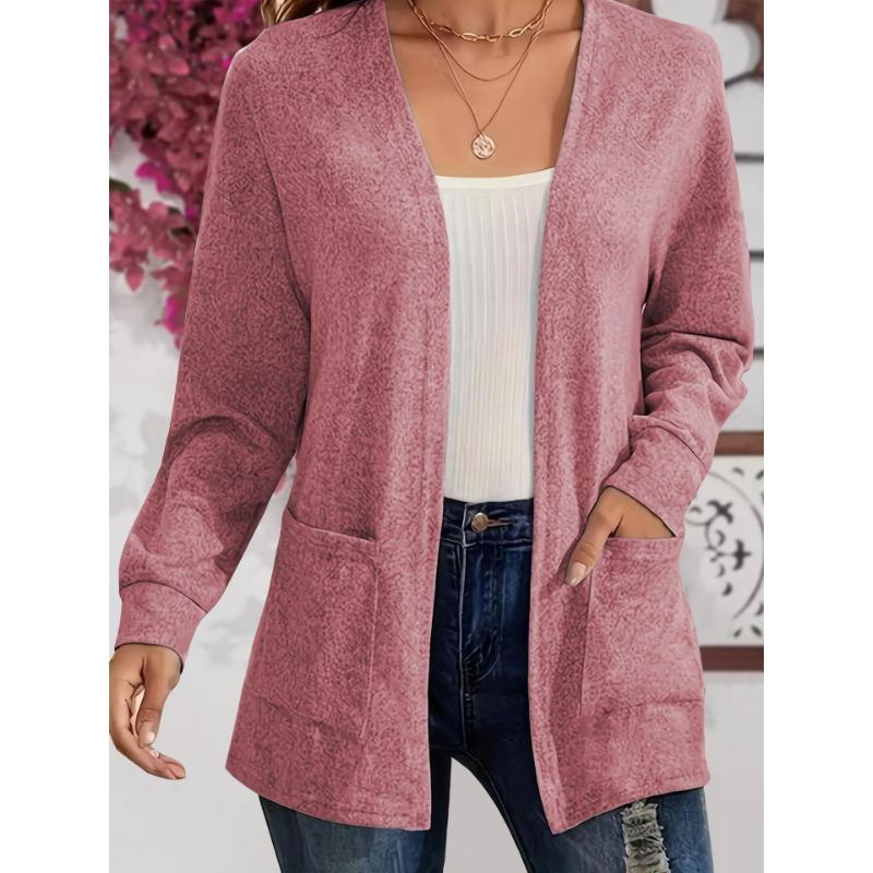 DAFIFY Женская мода повседневная осень-зима однотонные принты с длинным рукавом свитера