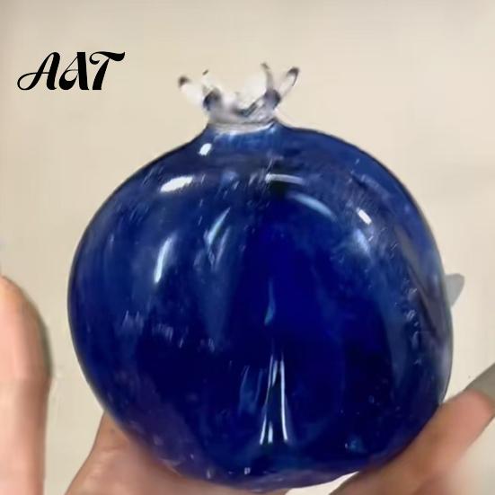 Stress Relief Toy Blueberry Ball, Soft TPR Fidget Squeeze with Gift Smooth Fluid, High Elastic Decompression for Anxiety Desktop