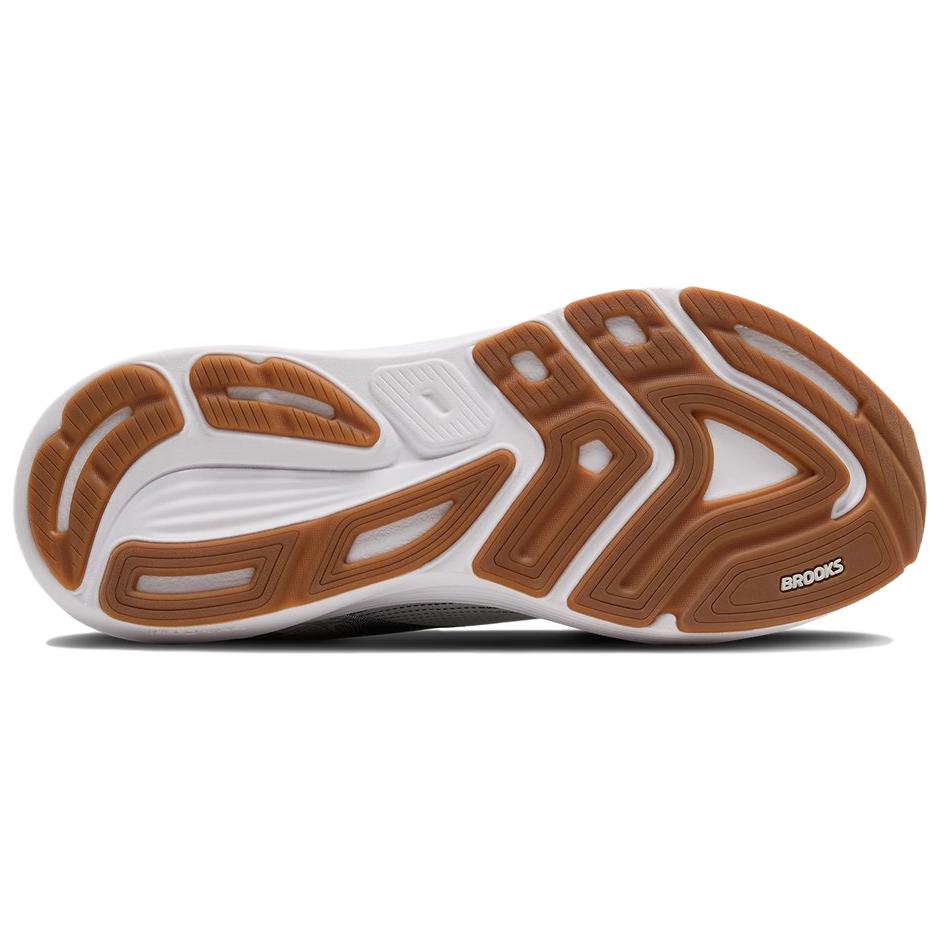 Brooks Revel 8 Белый Черный Дуб Светло-коричневый Мужские Кроссовки 110468-1D-107
