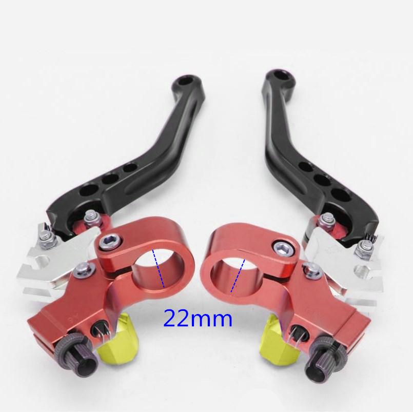 22mm CNC Motorcycle Brake Clutch Levers/drum Brake Left+Right For Honda Yamaha