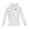 Повседневная куртка на молнии с капюшоном Dri-Fit Детская верхняя одежда Белый HF6419-100