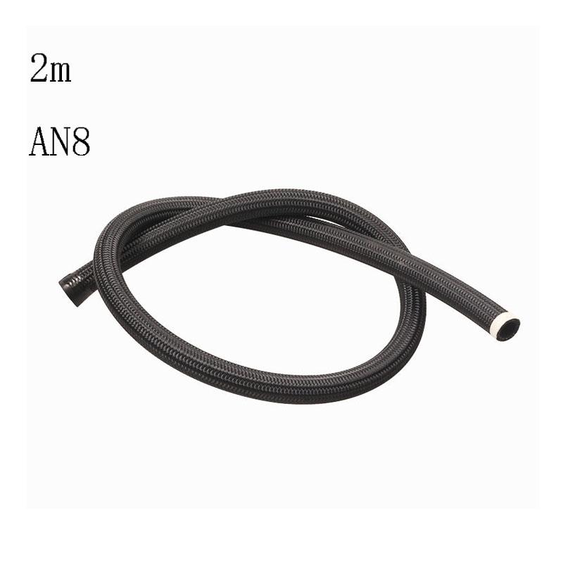 Топливный шланг, шланг для охладителя масла и газа, трубка из нейлона, нержавеющая сталь, оплетенная внутри резиной CPE, устойчивой к высоким температурам и давлению
