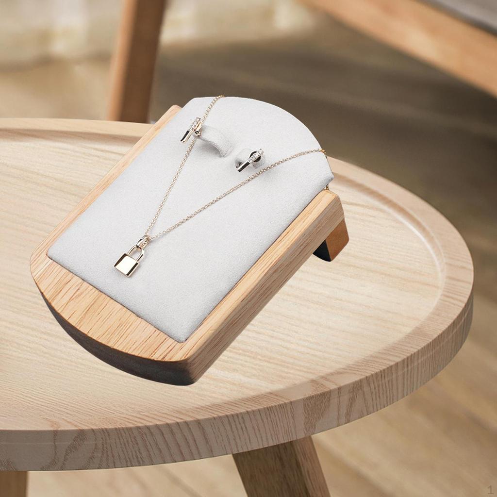 Earring Display Rack, Stand, Wooden Organizer for Showcase,