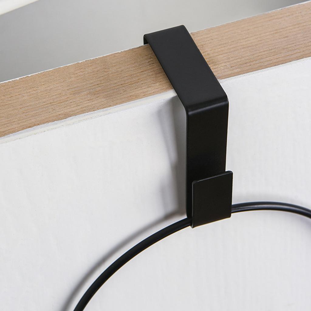 Домашнее хранение, 5 шт., дверная/настенная шляпа, железная стойка, держатель для полки для бейсбольных полотенец, органайзер