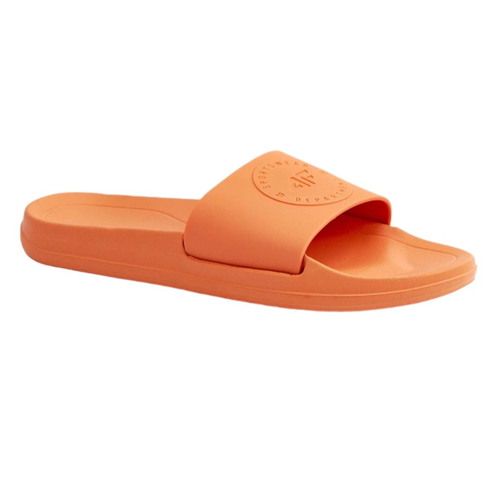 4F Womens/Ladies Plain Sliders