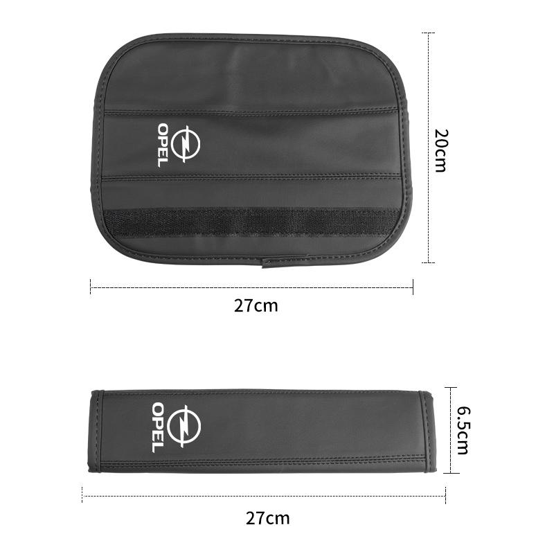 AAAYT1 For Opel Car Seat Belt Shoulder Rest Leather Anti-Scratch Comfort Protector Corsa Astra H G J Insignia Vectra Zafira Meriva