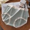 Хлопковые трусики оверсайз с контрастной отделкой, с высокой талией, высокой эластичностью, треугольные женские трусики
