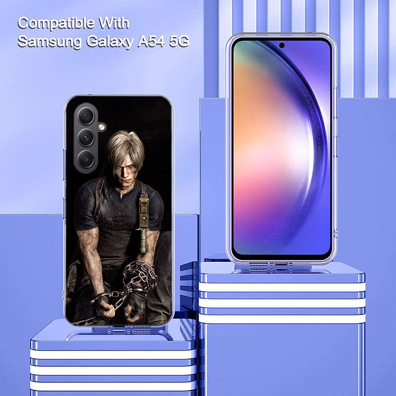 Леон Кеннеди Resident Evil 4 Телефон Для Samsung A15 A25 A35 A55 A71 A51 Galaxy S9 S8 S10E A41 A31 A11 M12 M32 M30S M51 M52 J8 J6