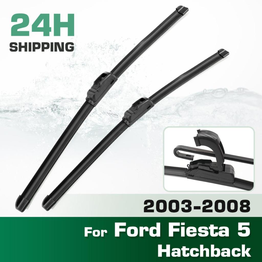 For Ford Fiesta 5 Hatchback 2003-2008 2004 2005 2006 2007 Wiper Front Wiper Blades Windshield Windscreen Window Brush 22"+16