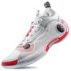 Li Ning Wade Way 10 Low Профессиональные баскетбольные кроссовки Мужские кроссовки Белый Красный ABAS083-14