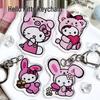 Мультяшный брелок-подвеска Hello Kitty в японском стиле для пар