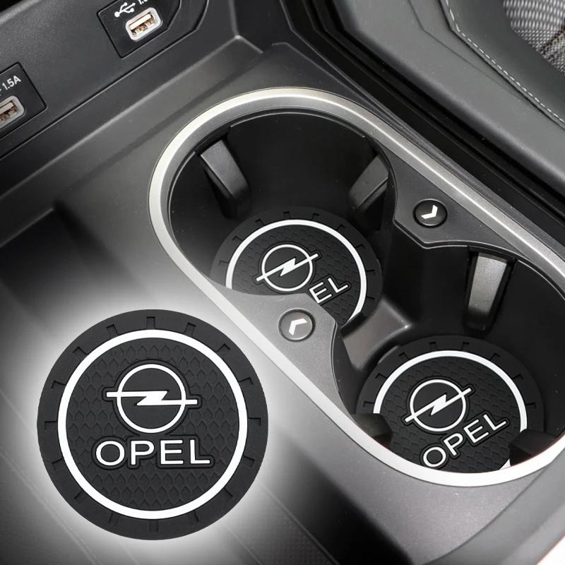 2pc Car Interior Water Cup Holder Anti Slip Pads Coasters For Opel Astra j g Insignia Corsa d Vectra c Zafira a Auto Gadgets
