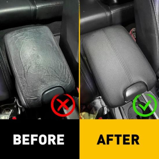 Fit Fit Honda 2008-2012 Accord Coupe Black Console Sedan Cover Armrest Leather