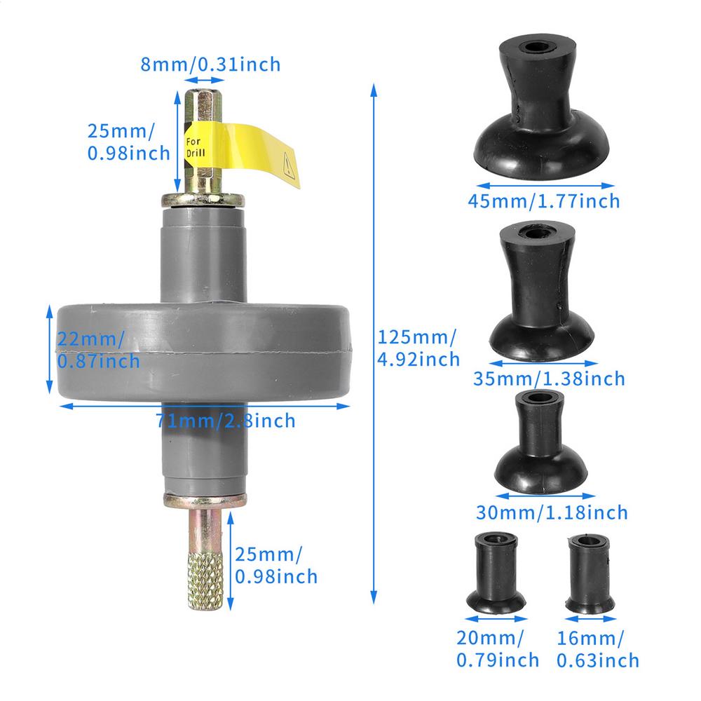 Valve Lapping Tool for Drill Complete Wear-Resistant Reusable Valve Maintenance Repair Tool for Automotive Vehicles Trailers RVs