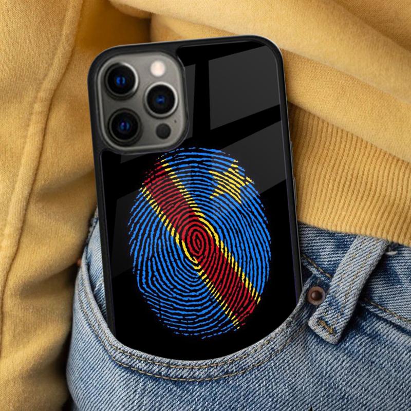 Congo Democratic Republic Flag Soft Phone Case for iPhone 17 Air 16e Pro max 15 Pro 13 14 Plus 11 12 MagSafe Magnetic Coque