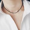 Rope Metal Velvet Pendant Little Ball Neck Leather Chain Women Short Necklace Bead Black Choker