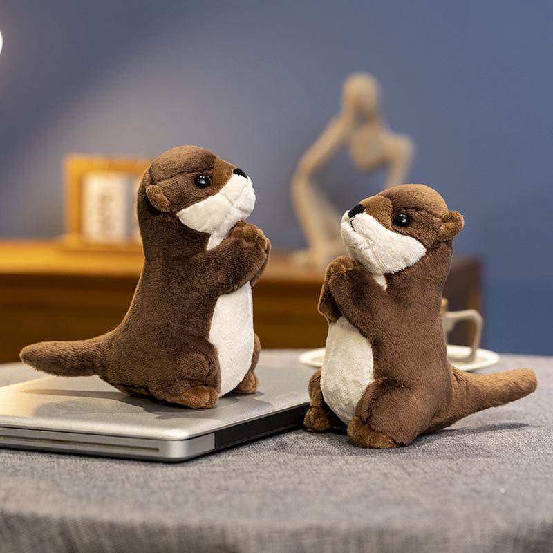 Make A Wish Otter - Wishing Otter Doll, Plush Toy, Simulated Animal Ornament