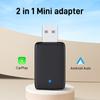 NEW Wireless Mini Box 2in1 CarPlay Android Auto Smart Mini Box Plug And Play Dongle BT WiFi Fast Connect Compatible with 99% Car