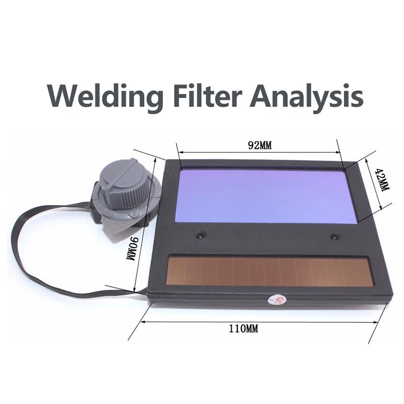 1 шт. автоматический солнечный затемняющий сварочный шлем Tig, маска для линз, очки, автоматический фильтр