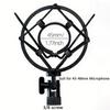 Black/Silver Metal Microphone Shock Mount Shockproof Spider Mic Holder Clip  Live Broadcast